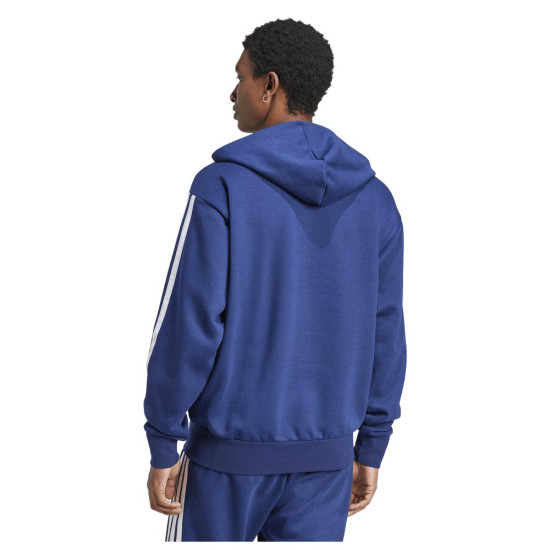 Adidas Ανδρική ζακέτα Essentials 3-Stripes Fleece Full-Zip Hoodie